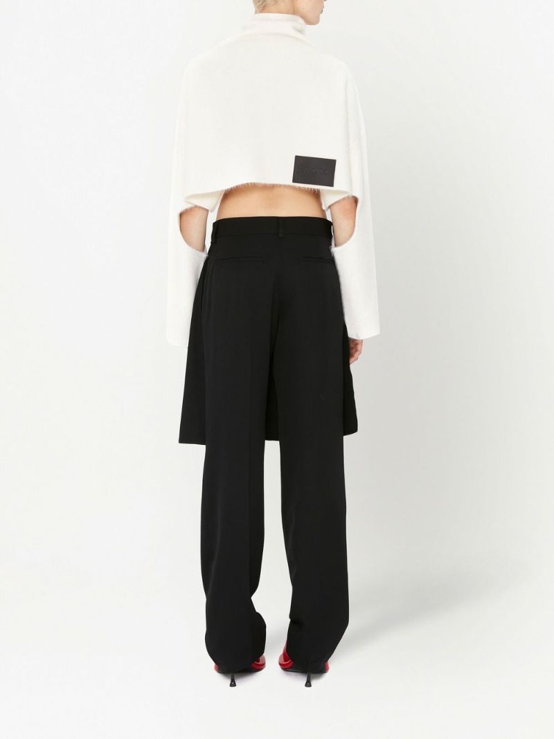 Black Skirt Trousers