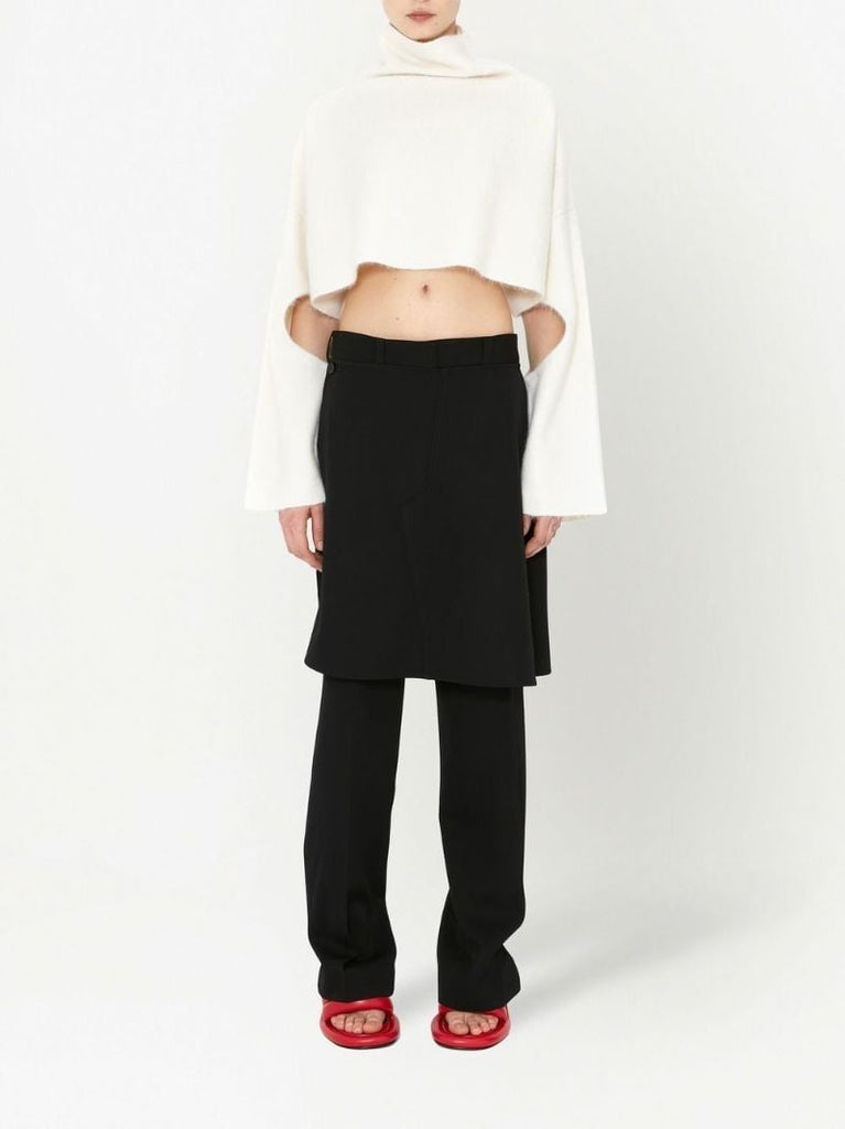 Black Skirt Trousers