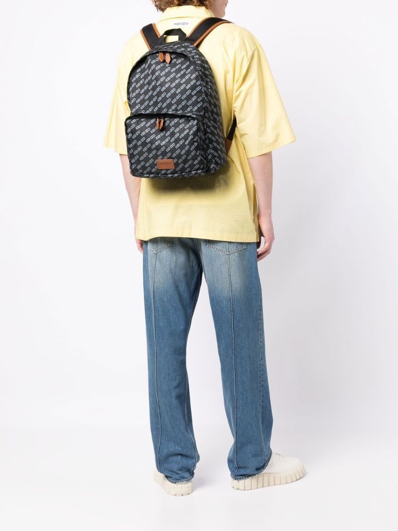 Black Sport Monogram Backpack