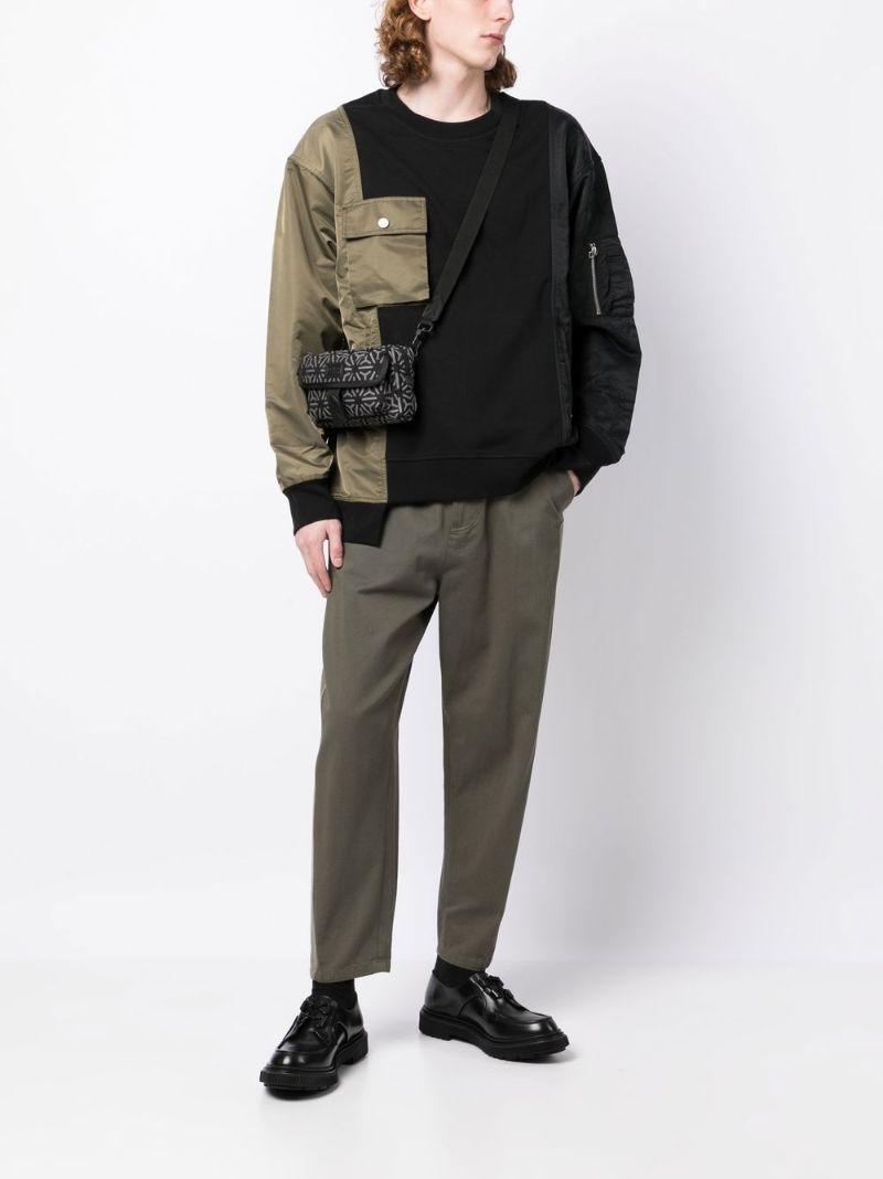 Black Courier Temari Cross Body Bag