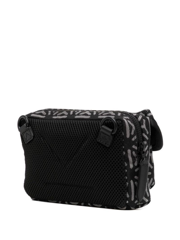 Black Courier Temari Cross Body Bag