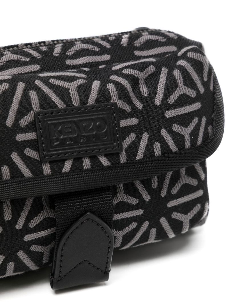 Black Courier Temari Cross Body Bag