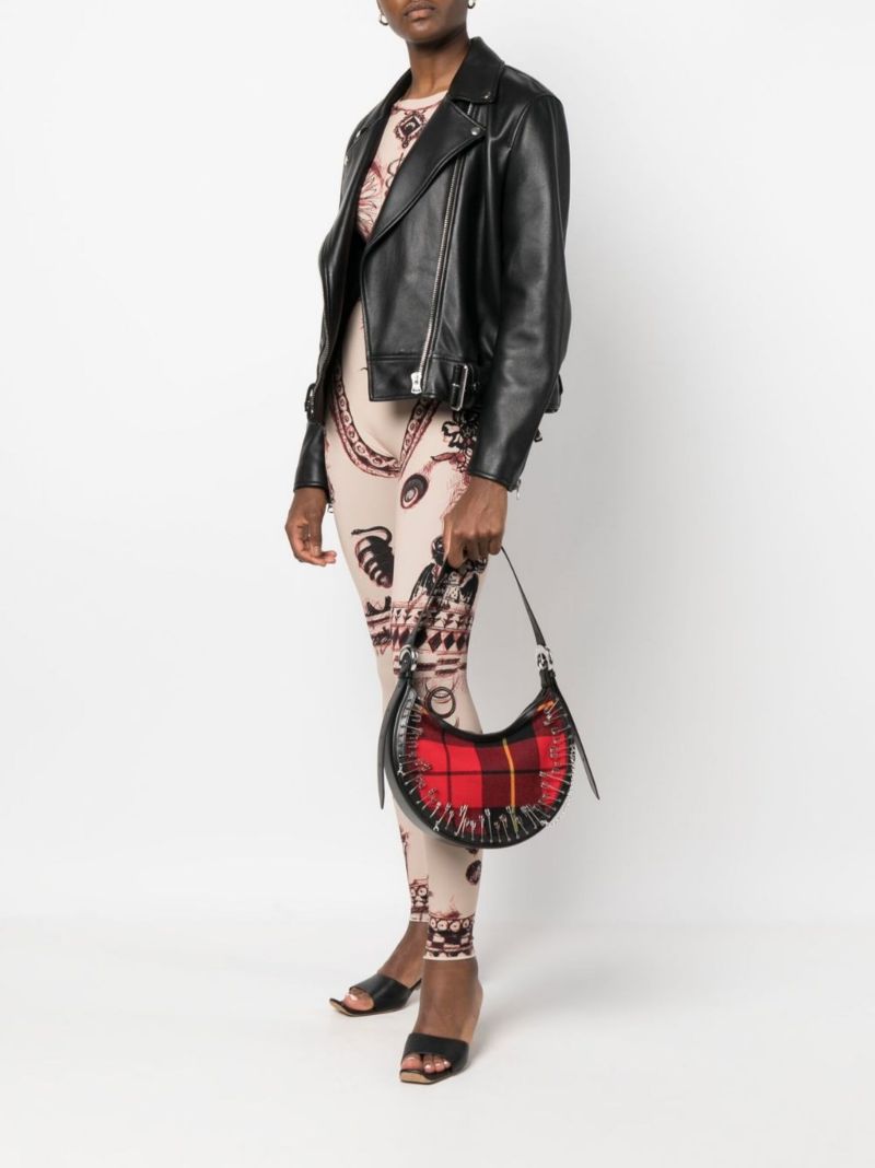 Red Eclips Tartan Shoulder Bag