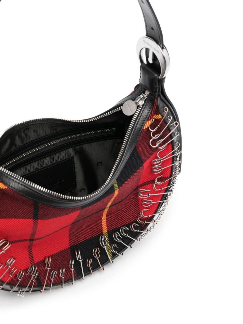 Red Eclips Tartan Shoulder Bag