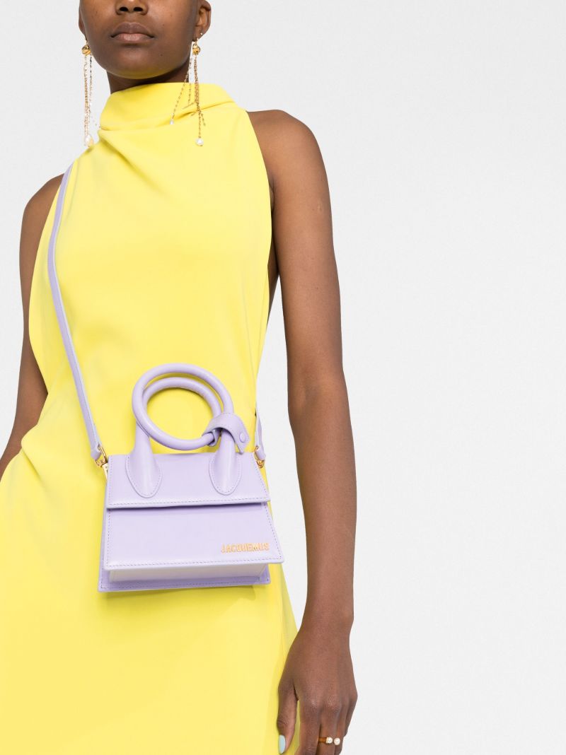 Purple Le Chiquito NÃ_x0085_â_x0080__x009c_ud Leather Cross Body Bag