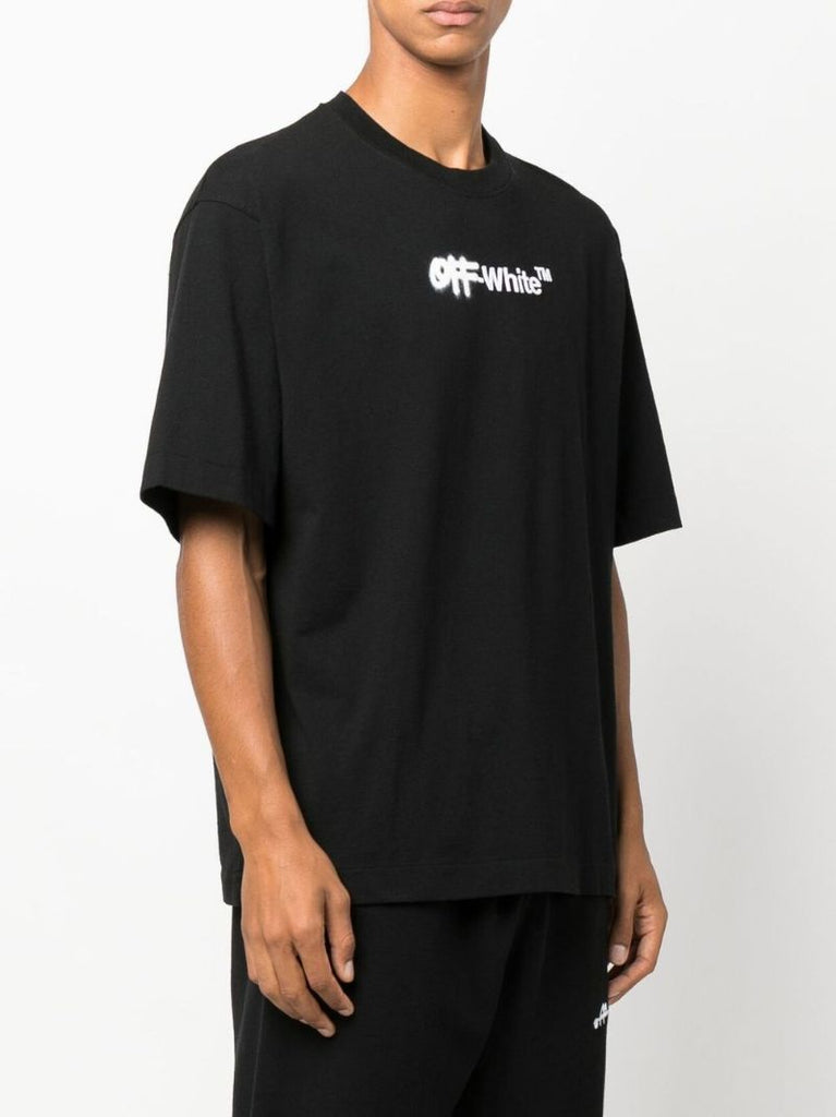 Black Spray Logo T-shirt