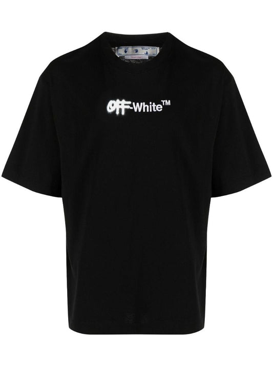 Black Spray Logo T-shirt