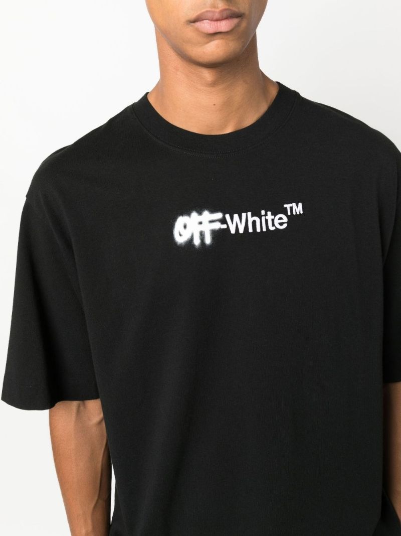 Black Spray Logo T-shirt