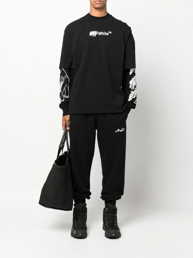Black Spray Logo T-shirt