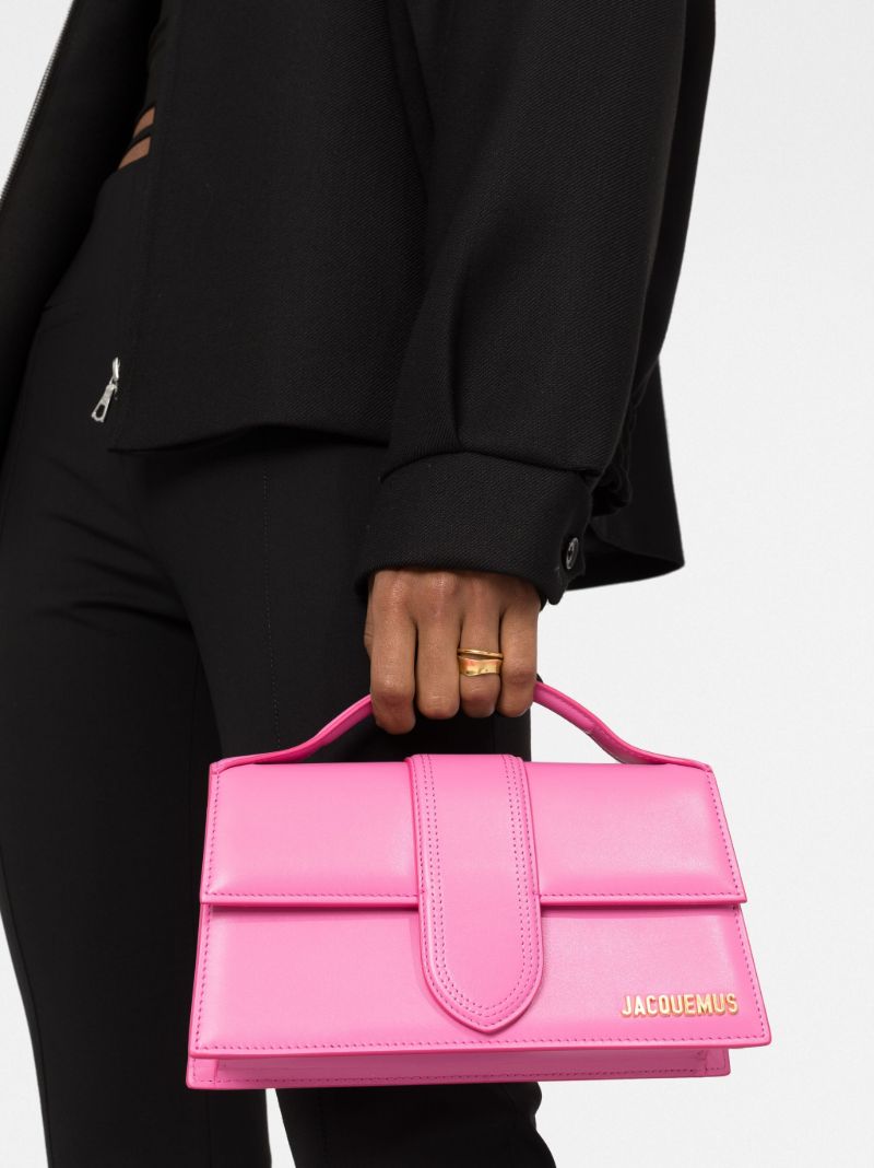 Pink Le Grand Bambino Leather Shoulder Bag
