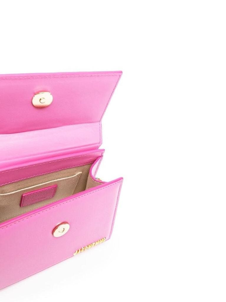 Pink Le Chiquito Noeud Leather Top Handle Bag
