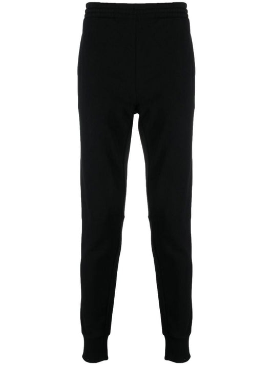 Black Tapered Track Pants