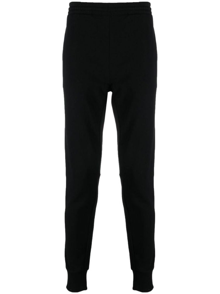 Black Tapered Track Pants