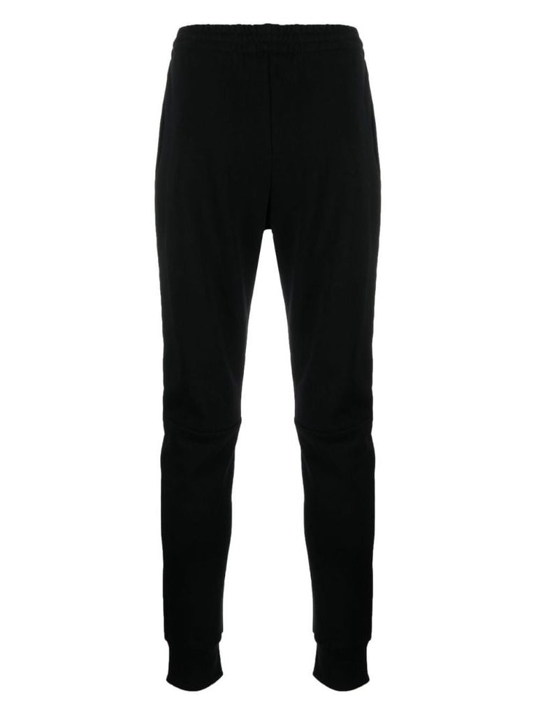 Black Tapered Track Pants