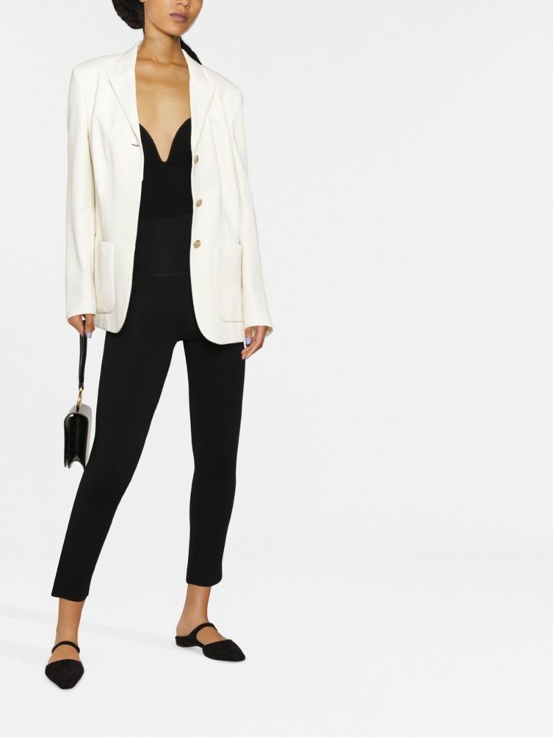 Black the Harmony Cropped Leggings