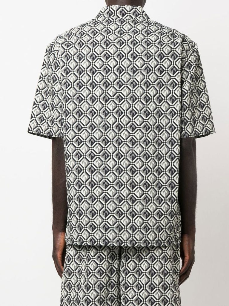 Black Zephyr Diamond Print Moon Shirt