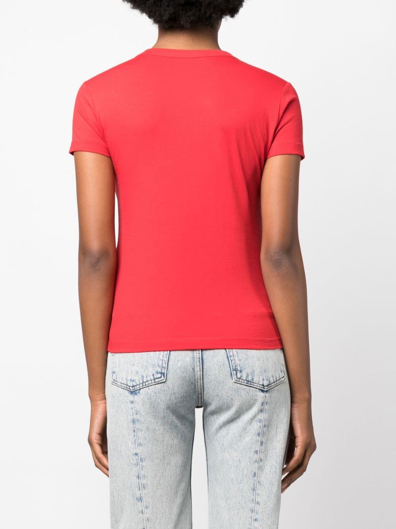 Red Altered Reality Cotton T-shirt