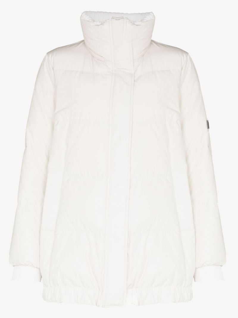 Neutral Padded Hooded Jacket