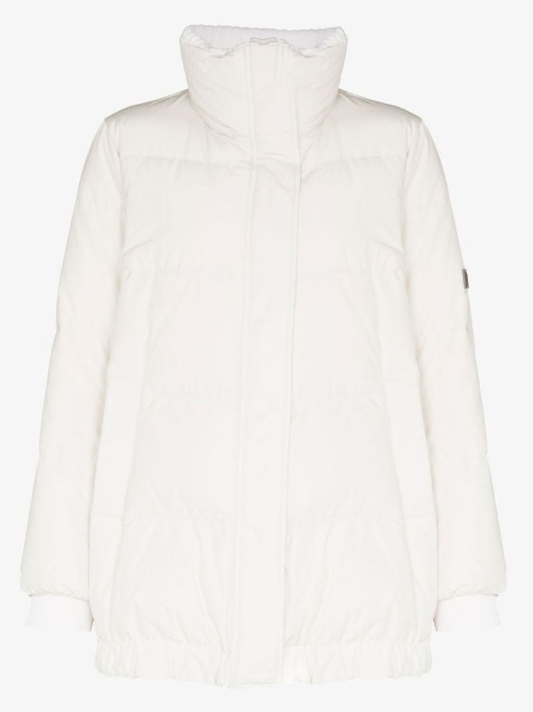 Neutral Padded Hooded Jacket