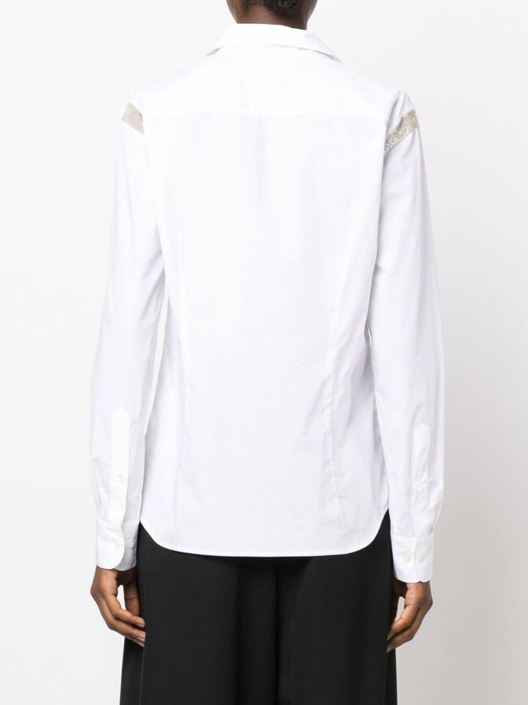 White Chow Embellished Shirt