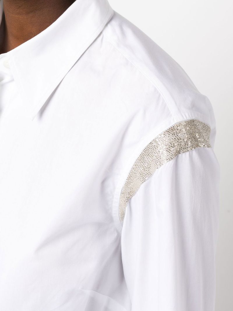 White Chow Embellished Shirt