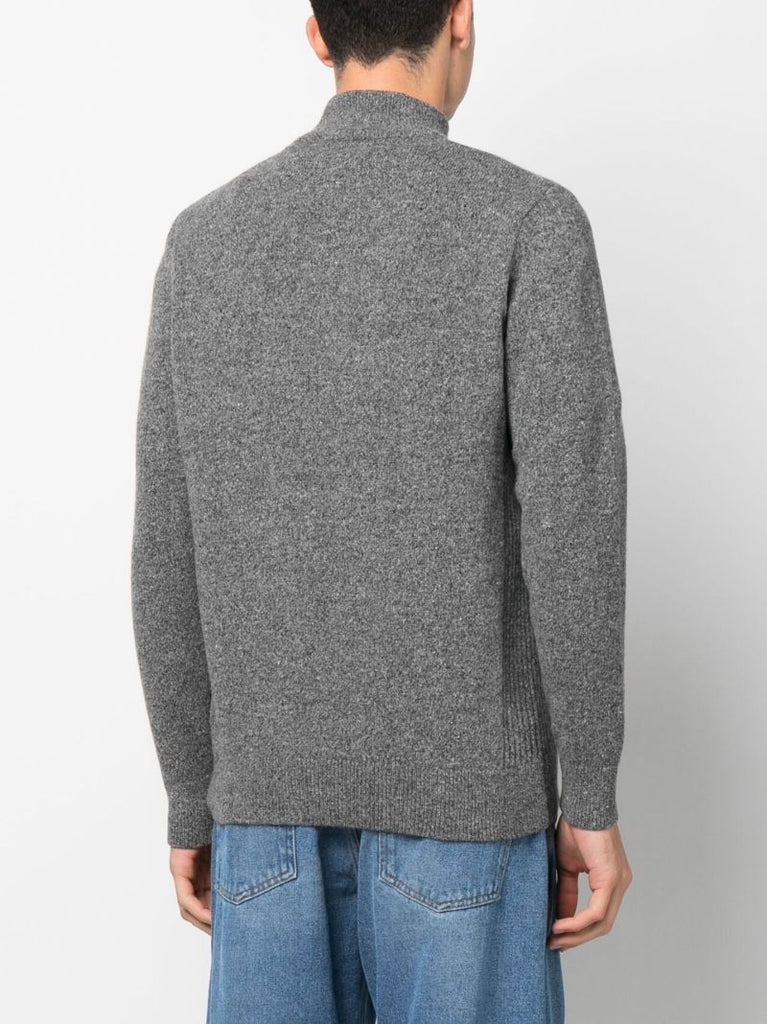 Grey Tisbury Half-zip Sweater
