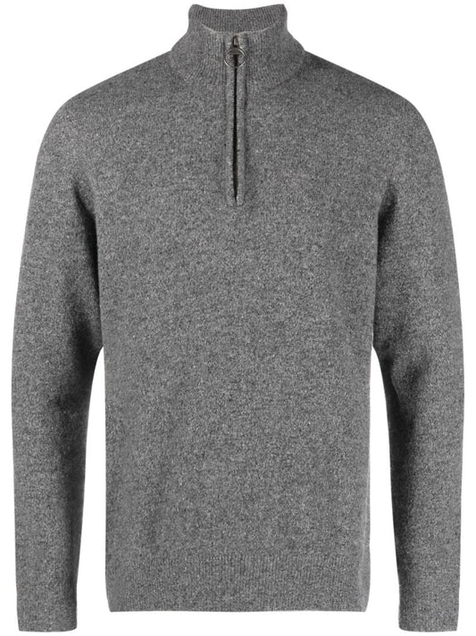 Grey Tisbury Half-zip Sweater