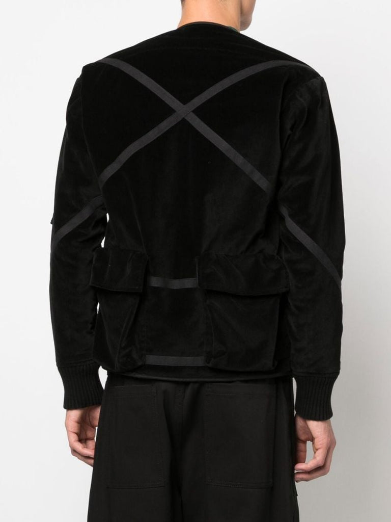 Black Velvet Patchwork Jacket