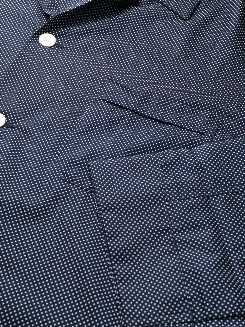 Navy Plaza 21 Polka Dot Cotton Pyjamas