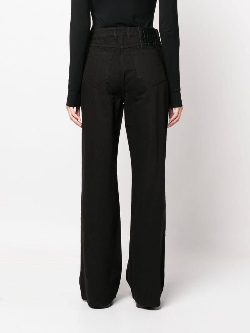 Black Wide-leg Jeans