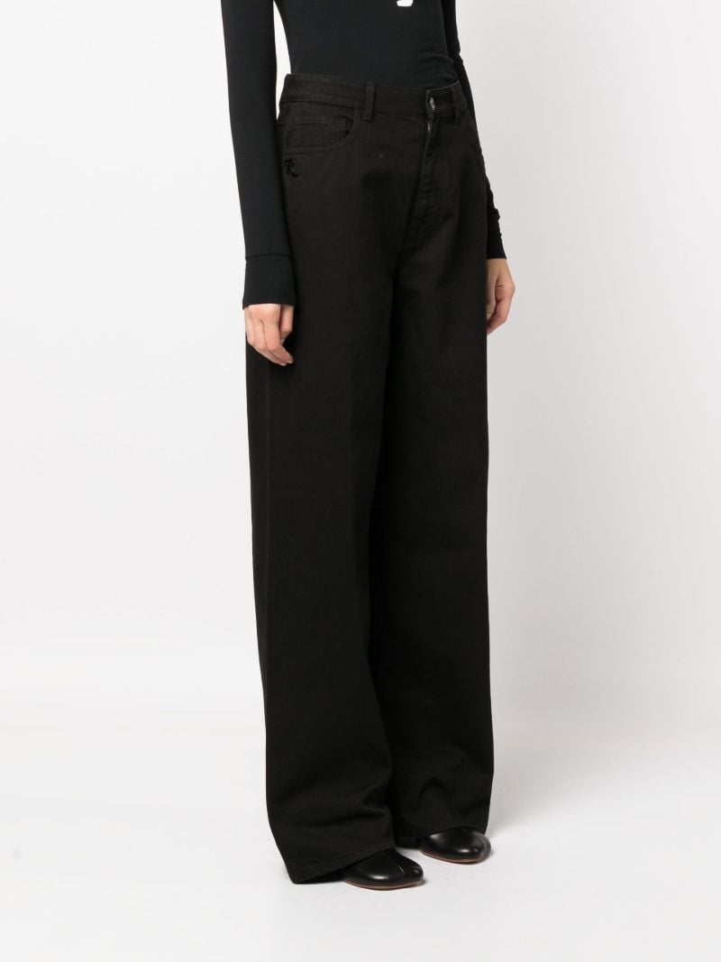 Black Wide-leg Jeans