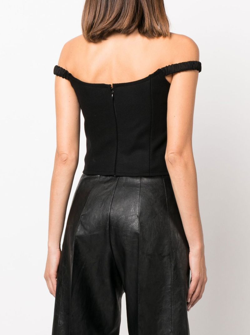 Black the Audra Crop Top
