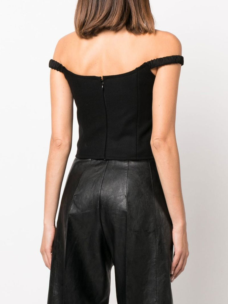 Black the Audra Crop Top