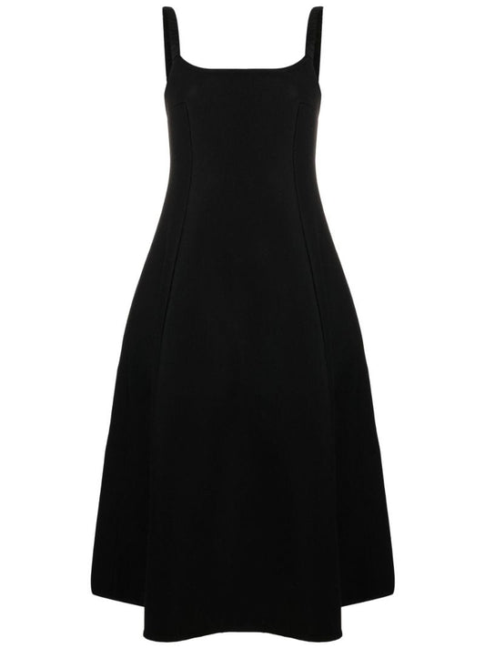 Black the Uma Midi Dress