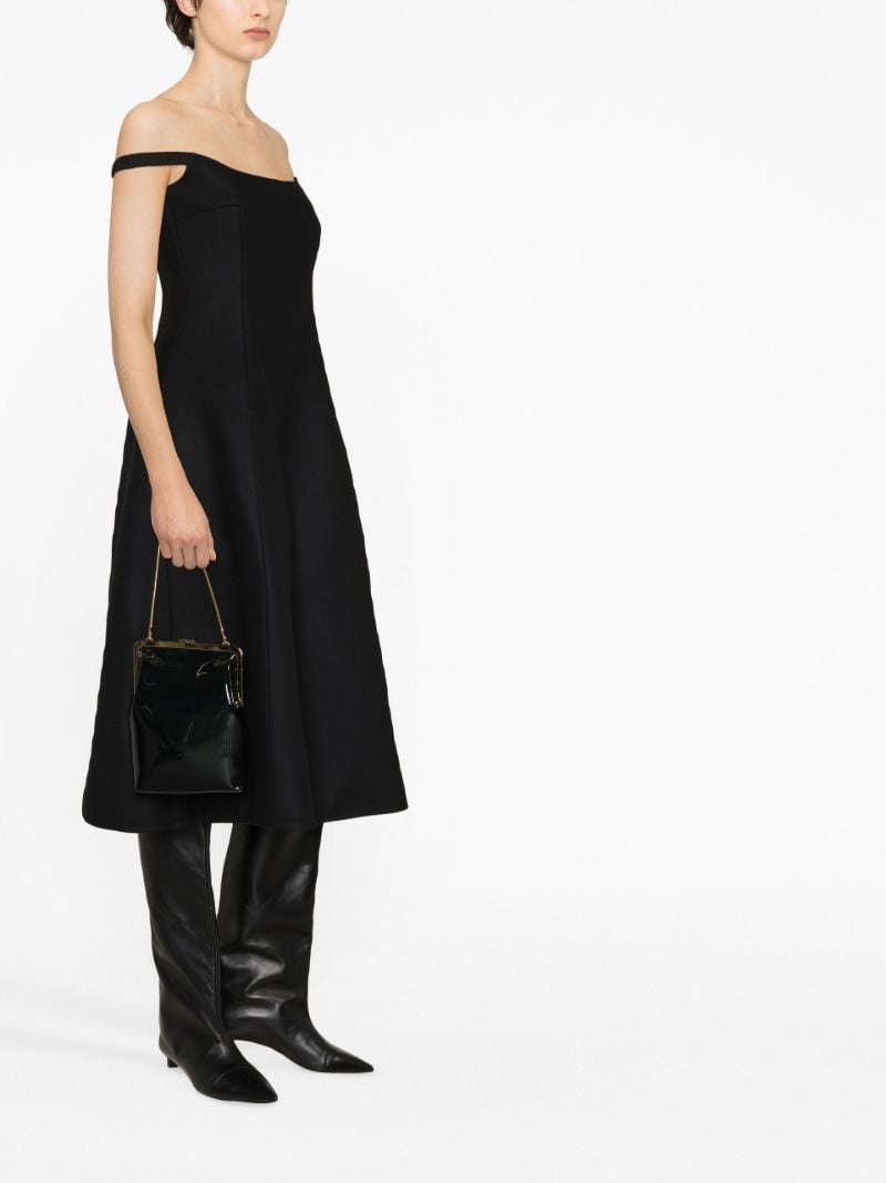 Black the Uma Midi Dress