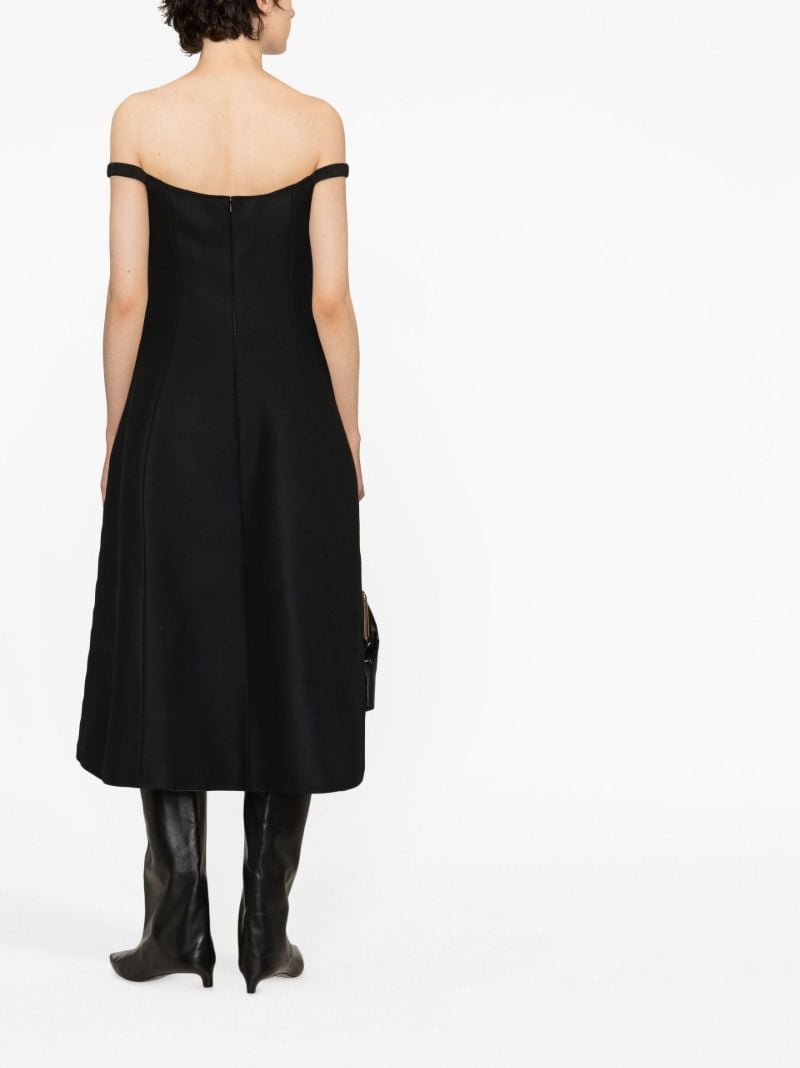 Black the Uma Midi Dress