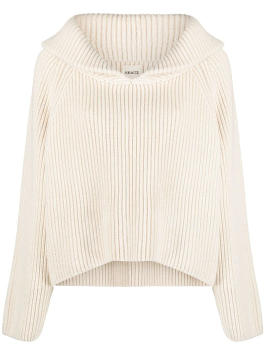 Neutral Raisa Cashmere Sweater