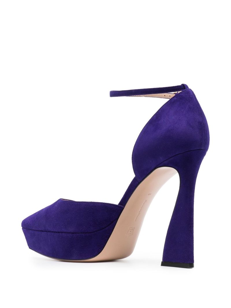 Purple 85 Suede Pumps