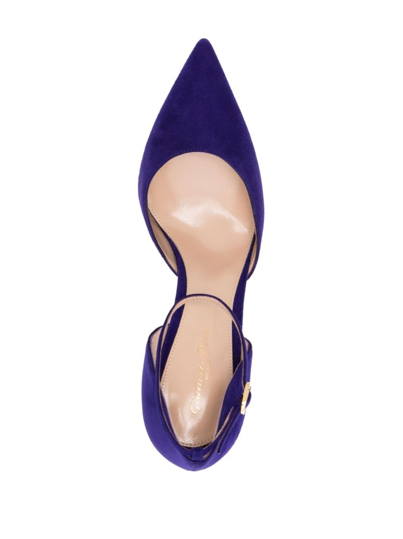 Purple 85 Suede Pumps