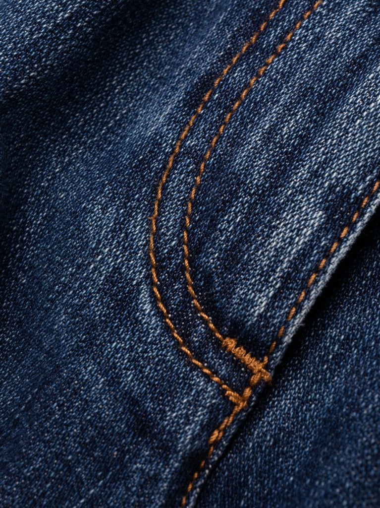 Blue High Waist Wide Leg Jeans