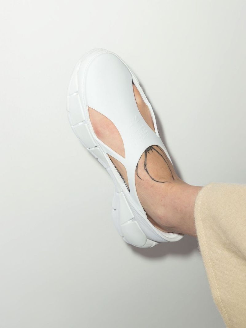 X Reebok White Slip-on Sneakers