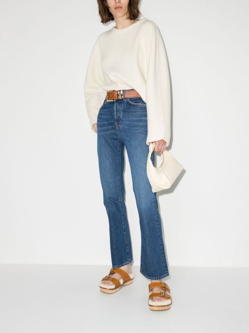 Blue Semeru Straight-leg Jeans