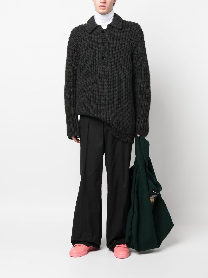 Black Wide-leg Trousers