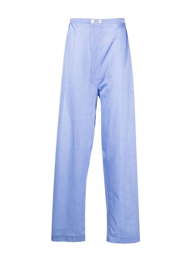 Blue Amalfi Cotton Batiste Pyjamas