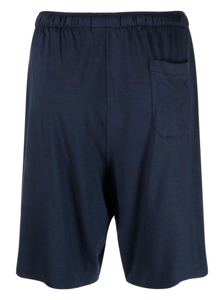 Blue Drawstring Shorts
