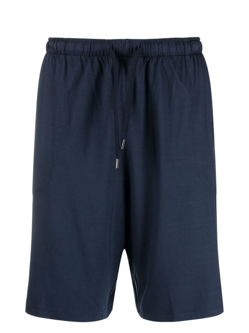 Blue Drawstring Shorts