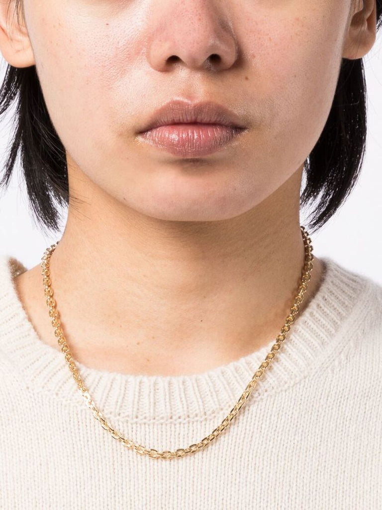 18k Gold-plated Curb Chain Necklace