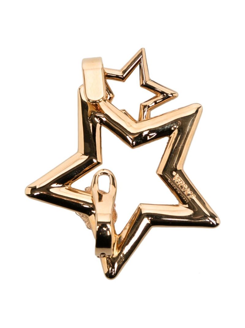 Gold-tone Medusa Head Star Hair Clip