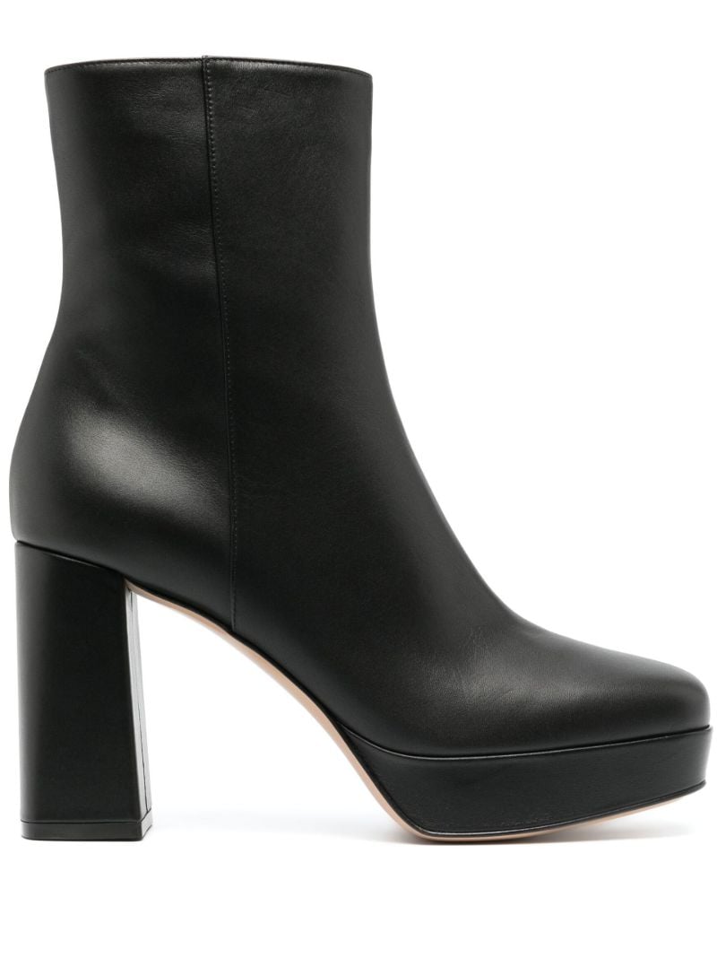 Black Daisen 100 Leather Ankle Boots