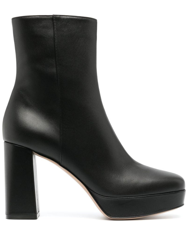 Black Daisen 100 Leather Ankle Boots